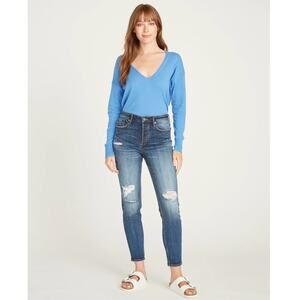 New Vigoss Frankie High Rise Slim Straight Leg Jeans Women's Size 28